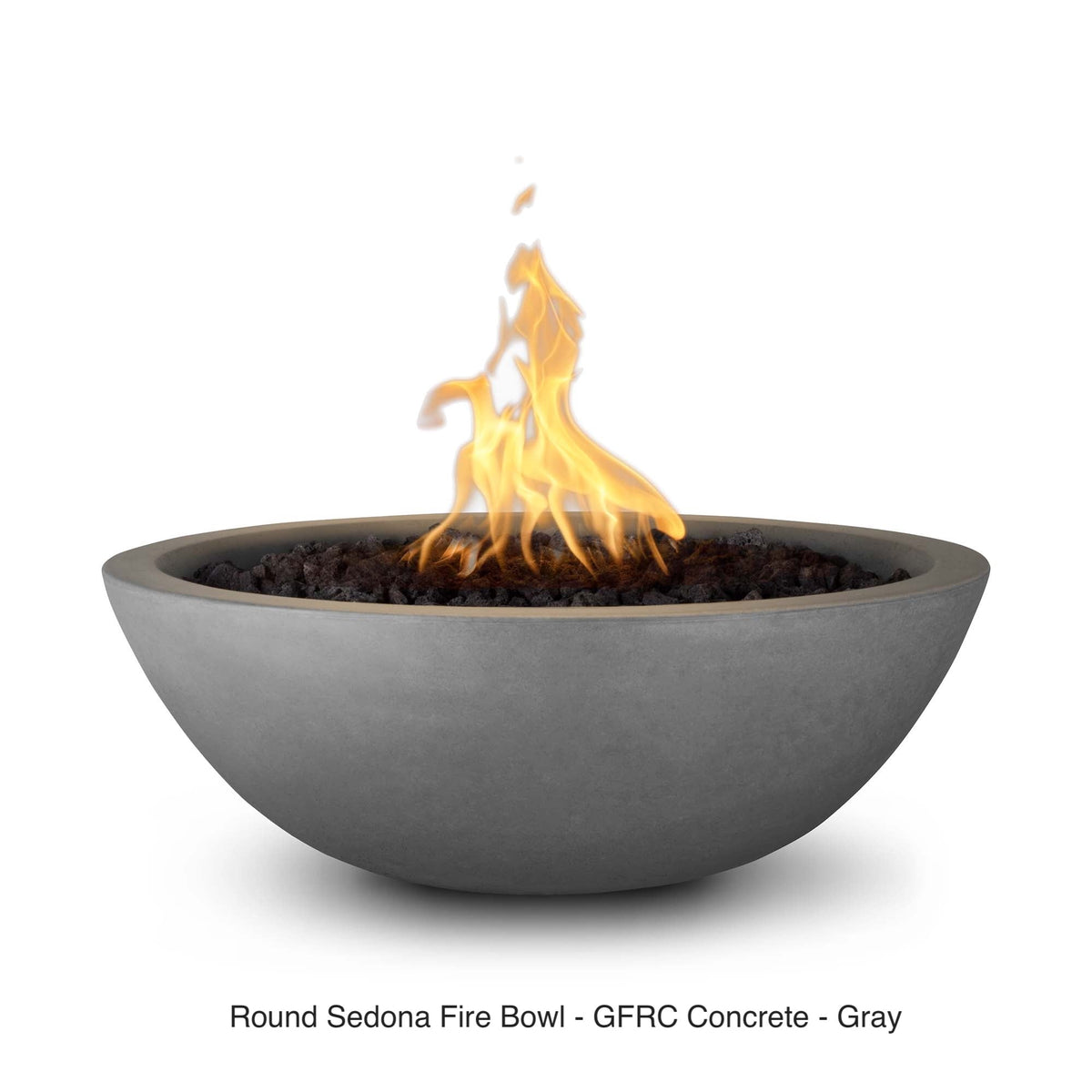 The Outdoor Plus Fire Features The Outdoor Plus Sedona GFRC Concrete Fire Bowl / OPT-(xx)RFO
