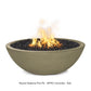 The Outdoor Plus Fire Features The Outdoor Plus Sedona Narrow Ledge GFRC Concrete Round Fire Pit / OPT-SED(xx)
