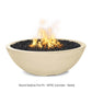 The Outdoor Plus Fire Features The Outdoor Plus Sedona Narrow Ledge GFRC Concrete Round Fire Pit / OPT-SED(xx)