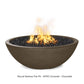 The Outdoor Plus Fire Features The Outdoor Plus Sedona Narrow Ledge GFRC Concrete Round Fire Pit / OPT-SED(xx)