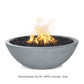 The Outdoor Plus Fire Features The Outdoor Plus Sedona Narrow Ledge GFRC Concrete Round Fire Pit / OPT-SED(xx)