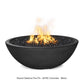 The Outdoor Plus Fire Features The Outdoor Plus Sedona Narrow Ledge GFRC Concrete Round Fire Pit / OPT-SED(xx)