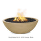 The Outdoor Plus Fire Features The Outdoor Plus Sedona Narrow Ledge GFRC Concrete Round Fire Pit / OPT-SED(xx)