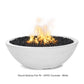The Outdoor Plus Fire Features The Outdoor Plus Sedona Narrow Ledge GFRC Concrete Round Fire Pit / OPT-SED(xx)