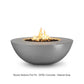 The Outdoor Plus Fire Features The Outdoor Plus Sedona Wide Ledge GFRC Concrete Round Fire Pit / OPT-SEDWL(xx)