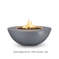 The Outdoor Plus Fire Features The Outdoor Plus Sedona Wide Ledge GFRC Concrete Round Fire Pit / OPT-SEDWL(xx)