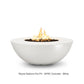 The Outdoor Plus Fire Features The Outdoor Plus Sedona Wide Ledge GFRC Concrete Round Fire Pit / OPT-SEDWL(xx)