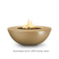 The Outdoor Plus Fire Features The Outdoor Plus Sedona Wide Ledge GFRC Concrete Round Fire Pit / OPT-SEDWL(xx)