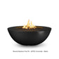 The Outdoor Plus Fire Features The Outdoor Plus Sedona Wide Ledge GFRC Concrete Round Fire Pit / OPT-SEDWL(xx)