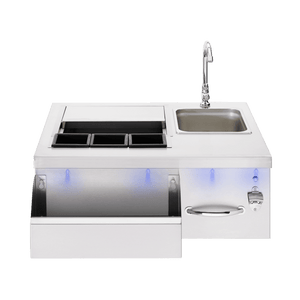 TrueFlame Kitchen TrueFlame 30" Beverage & Prep Station with LED Lights / TF-BC-30L