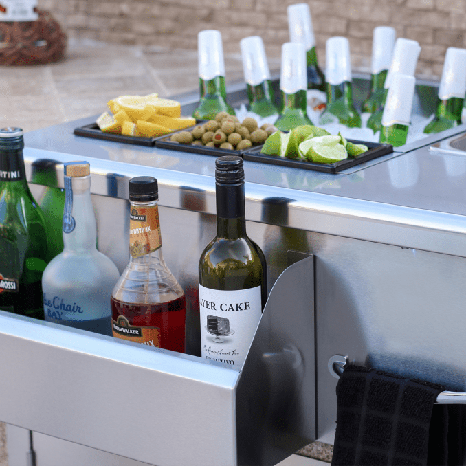 TrueFlame Kitchen TrueFlame 30" Beverage & Prep Station with LED Lights / TF-BC-30L