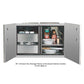 TrueFlame Kitchen 36" 2-Drawer Dry Storage Pantry & Enclosed Cabinet Combo TrueFlame 36" 2-Drawer Dry Storage Components / TF-DP-36AC-A, TF-DP-36DC-A