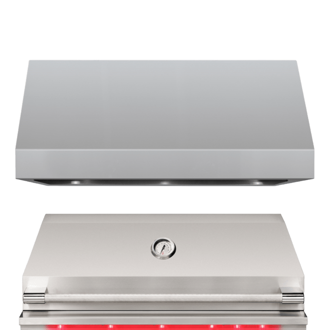 TrueFlame Kitchen \TrueFlame 36", 42', 48", 60" Outdoor Rated, 1200 CFM Vent Hood, includes 1/2" Mounting Bracket / TF-VH36-2, TF-VH42-2, TF-VH48-2, TF-VH60-2