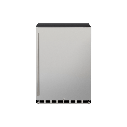 TrueFlame Refrigeration + Cooling TrueFlame 15" and 24" Width Outdoor Refrigerators / TF-RFR-15S, TF-RFR-15G, TF-RFR-24S, TF-RFR-24S-R, TF-RFR-24D, TF-RFR-24D-R