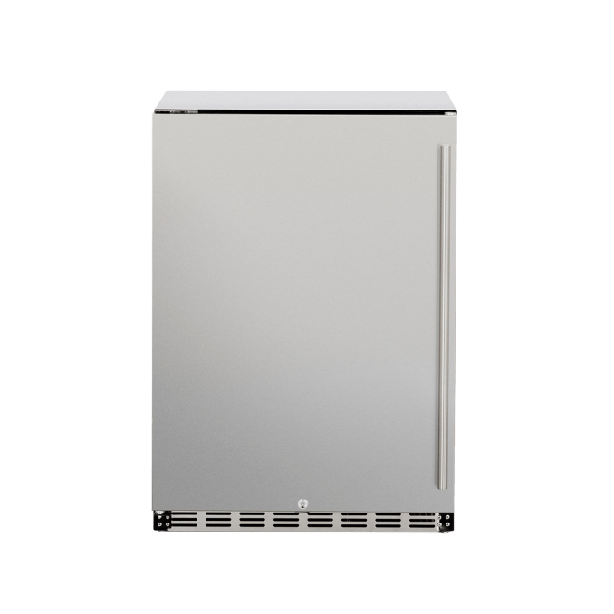 TrueFlame Refrigeration + Cooling TrueFlame 15&quot; and 24&quot; Width Outdoor Refrigerators / TF-RFR-15S, TF-RFR-15G, TF-RFR-24S, TF-RFR-24S-R, TF-RFR-24D, TF-RFR-24D-R