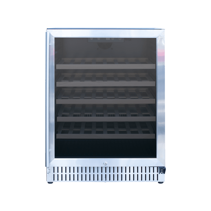 TrueFlame Refrigeration + Cooling 24 Inch / Single Zone TrueFlame 15" or 24" Outdoor Rated Wine Cooler / SSRFR-15W, SSRFR-15WD, SSRFR-24W, SSRFR-24WD