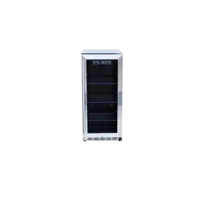 TrueFlame Refrigeration + Cooling 15”GLASSDOOR TrueFlame 15&quot; Width Outdoor Refrigerators / AMD-RFR-15S, AMD-RFR-15G, AMD-RFR-15W