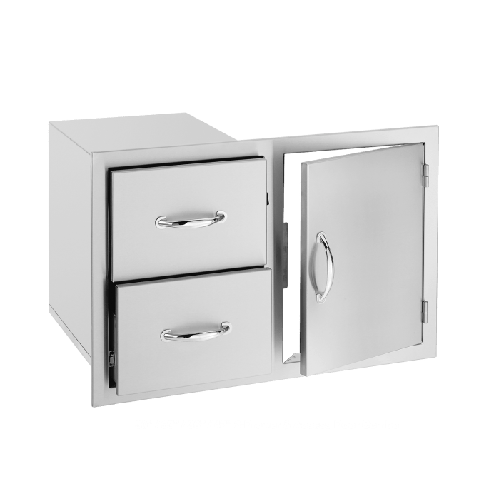 TrueFlame Refrigeration + Cooling TrueFlame Stainless Steel Combo Units / TF-TDC-17, TF-DC2-30, TF-DC2-33, TF-DC2-36, TF-DC2-42, TF-DC3-33, TF-DC2-33LP