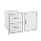 TrueFlame Refrigeration + Cooling TrueFlame Stainless Steel Combo Units / TF-TDC-17, TF-DC2-30, TF-DC2-33, TF-DC2-36, TF-DC2-42, TF-DC3-33, TF-DC2-33LP