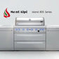 Mont Alpi 805 Island / 6-Burner Grill, 2 Infrared Burners, Stainless Steel, Composite Granite Counters  / MAi805