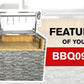 Tagwood BBQ Insert Style Argentine Santa Maria Wood Fire & Charcoal Gaucho Grill without firebricks | BBQ09SS -