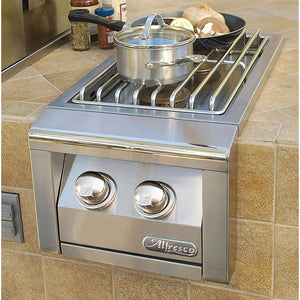 Alfresco Accessories Natural Gas Alfresco 14 Inch Built-In 2-Burner Unit AXESB-2-LP / AXESB-2-NG