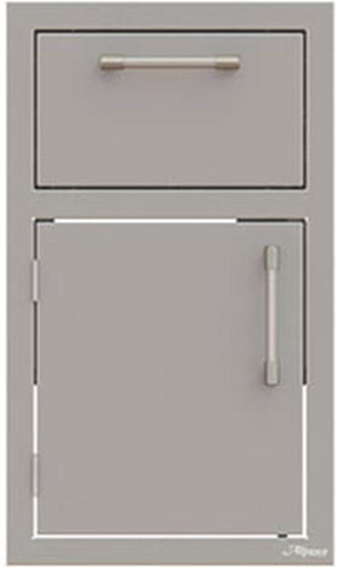 Alfresco Accessories Alfresco 17 Inch Stainless Steel Door and Drawer Combo with Left Hinged, Soft Close, Smooth Full Extension Slides, Sturdy Dual-Wall Doors and Multiple Mounting Options