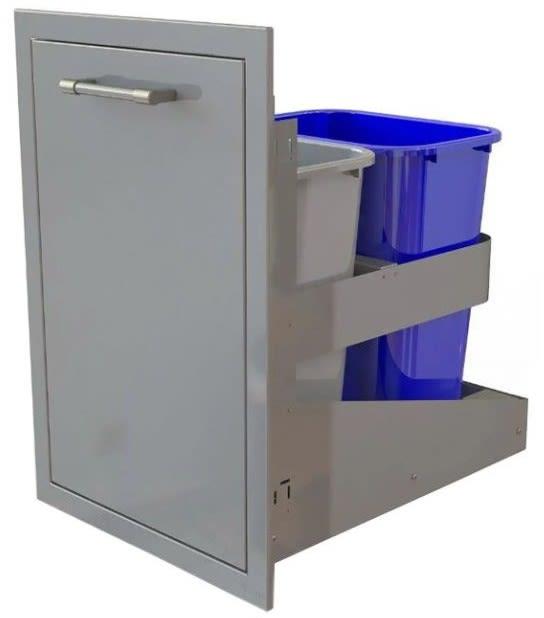 Alfresco Accessories Alfresco 26" Dual Trash Center Drawer, Deep AXE-TC2D-SC