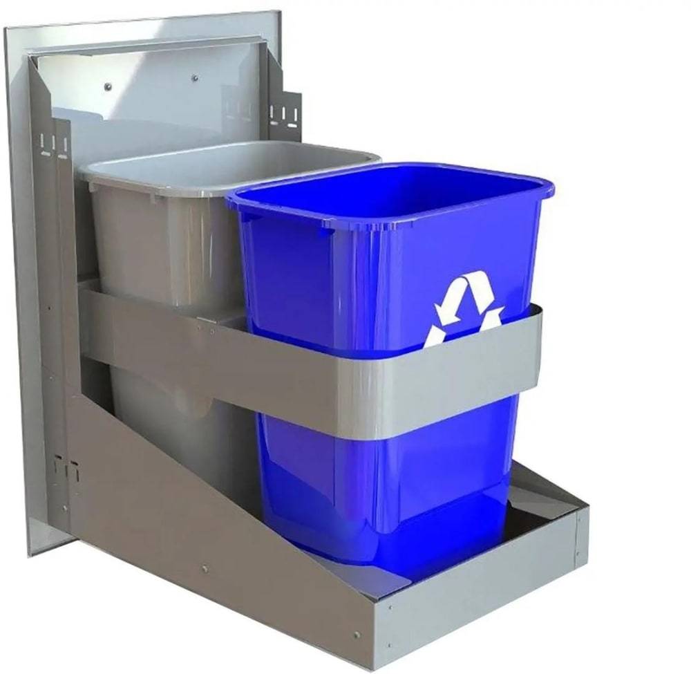 Alfresco Accessories Alfresco 26" Dual Trash Center Drawer, Deep AXE-TC2D-SC