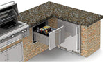 Alfresco Accessories Alfresco 26 Inch Undercounter Insulated Ice Drawer and Beverage Center AXE-ID