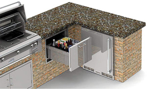 Alfresco Accessories Alfresco 26 Inch Undercounter Insulated Ice Drawer and Beverage Center AXE-ID