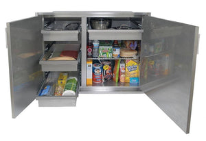 Alfresco Accessories Alfresco 42" Low Profile Dry Storage Pantry, 21"H AXEDSP-42L