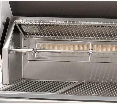 Alfresco Grill Alfresco 56" Deluxe Cart Grill, 3 Burner, Side Burner, Rotis, Double Door, Double Drawer ALXE-56C