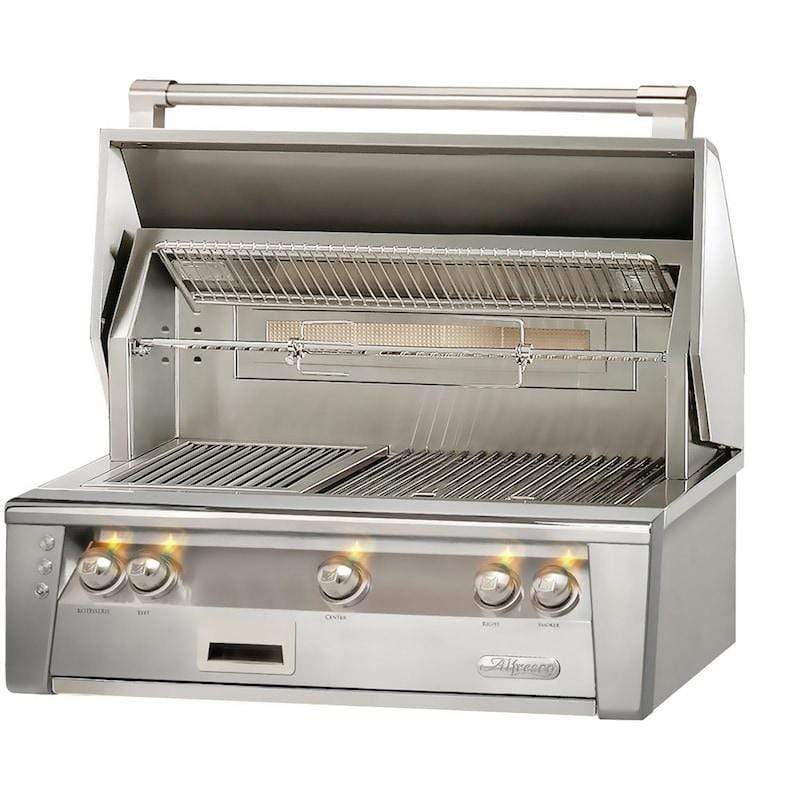 Alfresco Grill Natural Gas Alfresco ALXE 36-Inch Built-In Propane Gas Grill With Sear Zone And Rotisserie - ALXE-36SZ