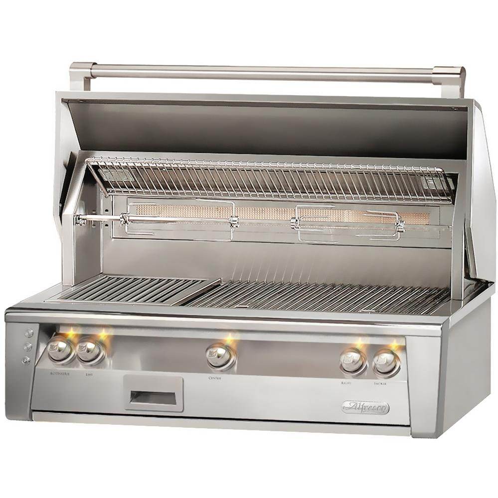 Alfresco Grill Natural Gas Alfresco ALXE 42-Inch Built-In Propane Gas Grill With Sear Zone And Rotisserie - ALXE-42SZ