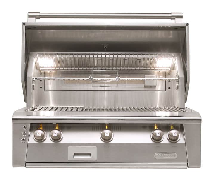 Alfresco stainless steel built-in grill