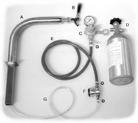 Alfresco Refrigeration + Cooling Alfresco Keggerator Kit for URS-1XE only AKK