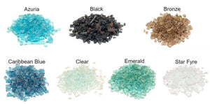 American Fyre Designs Accessories American Fyre Designs Fire Glass / Azuria, Black, Bronze, Caribbean Blue, Clear, Emerald, or Star Fyre