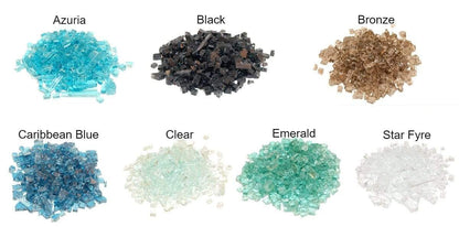 American Fyre Designs Accessories American Fyre Designs Fire Glass / Azuria, Black, Bronze, Caribbean Blue, Clear, Emerald, or Star Fyre