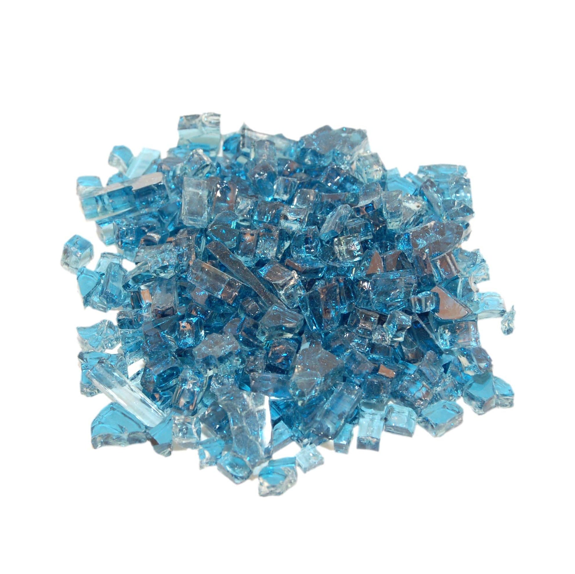 American Fyre Designs Accessories Caribbean Blue / 5 lb. Package American Fyre Designs Fire Glass / Azuria, Black, Bronze, Caribbean Blue, Clear, Emerald, or Star Fyre
