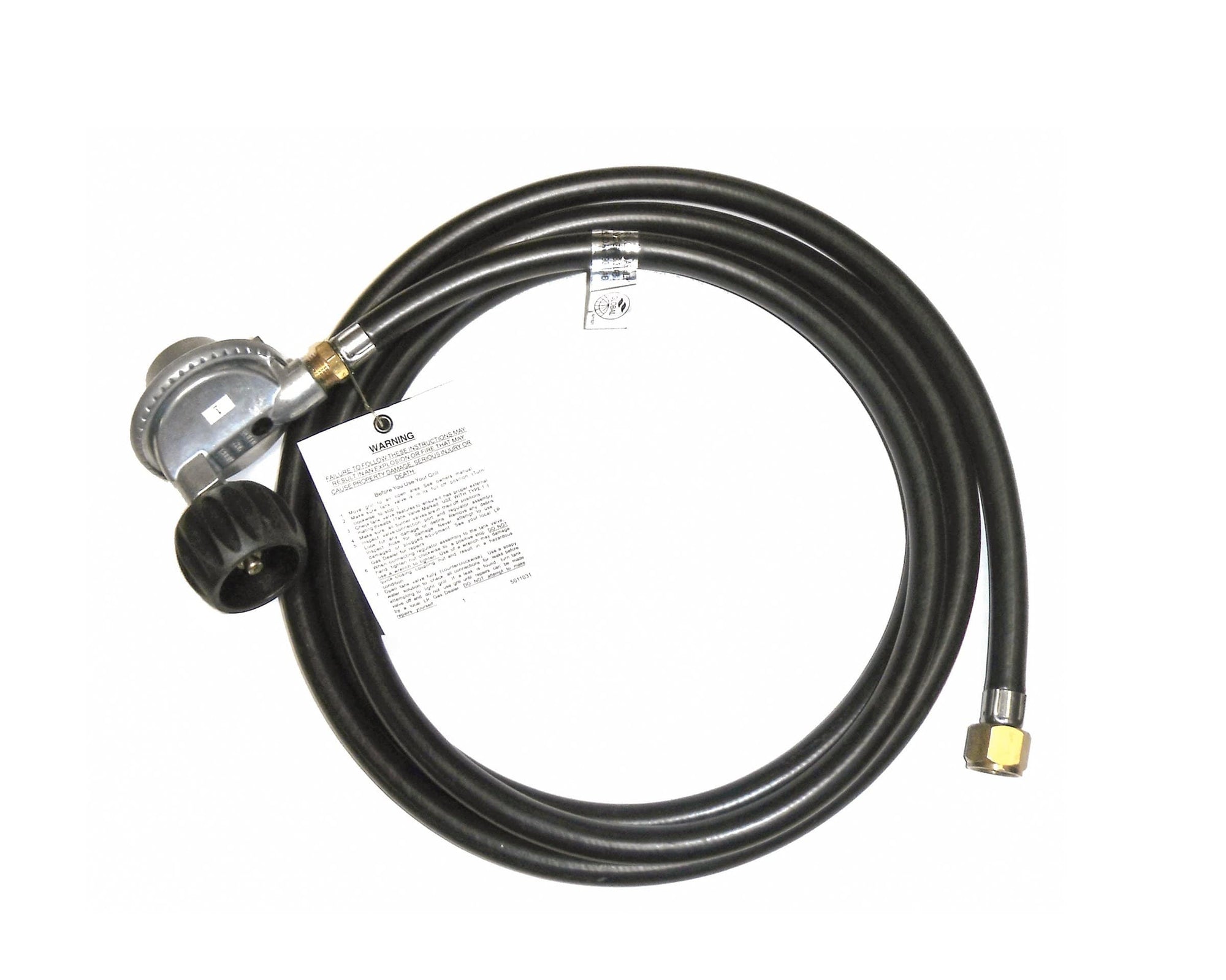 American Fyre Designs Fire Features American Fyre Designs 10 ft. Liquid Propane Extension Hose  with Elbow Fitting / 5110-26
