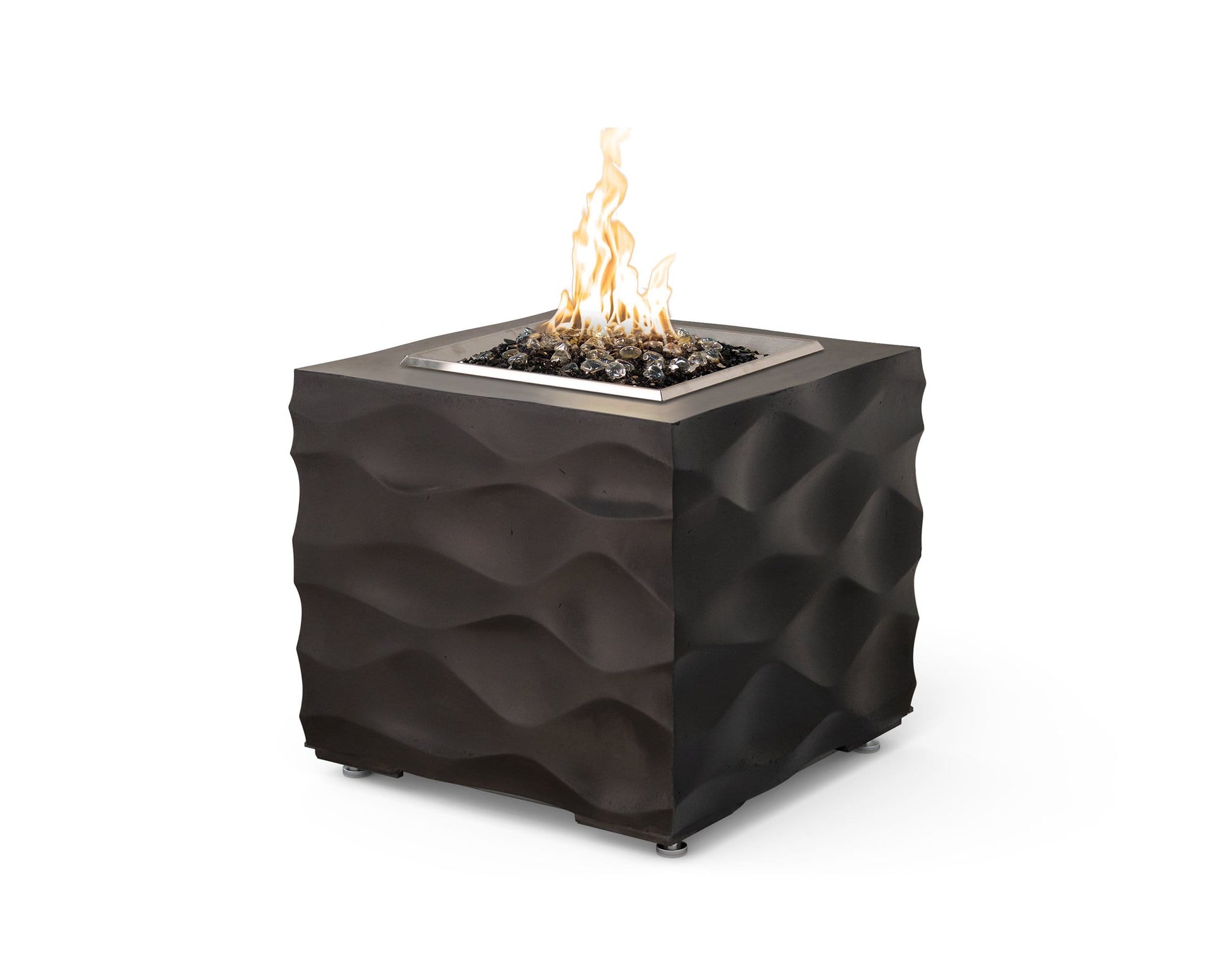 American Fyre Designs Fire Features American Fyre Designs 25" Voro Cube Gas Firetable / 726-xx-11-M2NC or 726-xx-11-M2PC