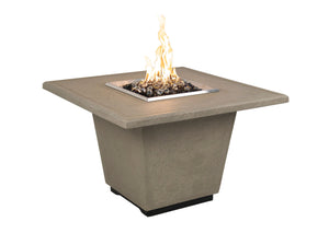 American Fyre Designs Fire Features American Fyre Designs 36" Cosmopolitan Square Gas Firetable / 640-xx-11-M2NC, 640-xx-11-M2PC, 640-xx-11-F2NC, or 640-xx-11-F2PC