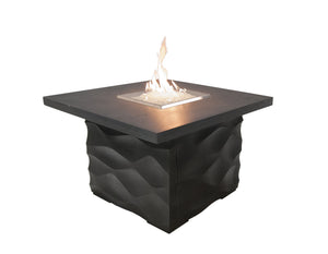 American Fyre Designs Fire Features American Fyre Designs 36" Voro Square Gas Firetable / 725-xx-11-M2NC or 725-xx-11-M2PC