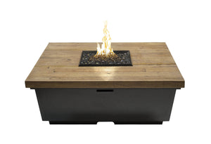 American Fyre Designs Fire Features French Barrel Oak / Natural Gas / Manual Ignition System American Fyre Designs 44" Reclaimed Wood Contempo Square Gas Firetable / French Barrel Oak or Silver Pine / 784-BA-FO-M2NC, 784-BA-FO-M2PC, 784-BA-SP-M2NC, 784-BA-SP-M2PC, 784-BA-FO-F2NC, 784-BA-FO-F2PC, 784-BA-SP-F2NC, or 784-BA-SP-F2PC