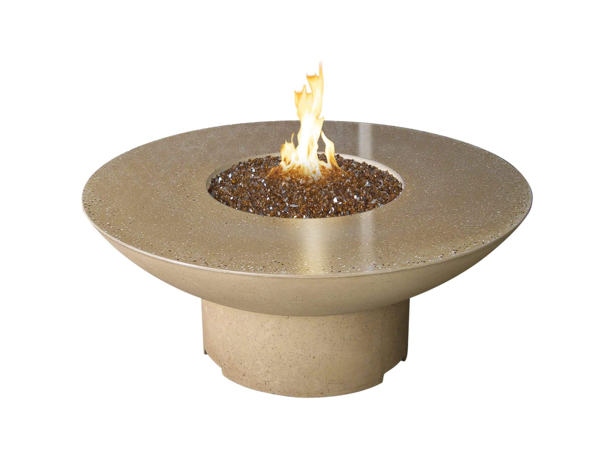 American Fyre Designs Fire Features American Fyre Designs 48" Lotus Round Gas Firetable / 653-xx-11-M2NC or 653-xx-11-M2PC