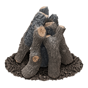 American Fyre Designs Fire Features American Fyre Designs Logs for Fire Pits and Tables / Back Country Oak, Desert Sage, Prairie Oak, Campfyre Logs, or Beachwood Logs / BCO-27, DS-27, PRO-27, OCL-34, and OCBW-34