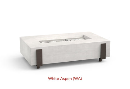 American Fyre Designs Fire Features American Fyre Designs Rectangle Iron Saddle Firetable / 580-xx-11-M7xC