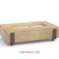 American Fyre Designs Fire Features American Fyre Designs Rectangle Iron Saddle Firetable / 580-xx-11-M7xC