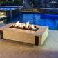 American Fyre Designs Fire Features American Fyre Designs Rectangle Iron Saddle Firetable / 580-xx-11-M7xC